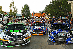 01-Podium Rallye Weiz 2022 - Rausch, Knobloch, Mayrhofer, Neubauer, Krajca, Brezik - CR Daniel Fessl